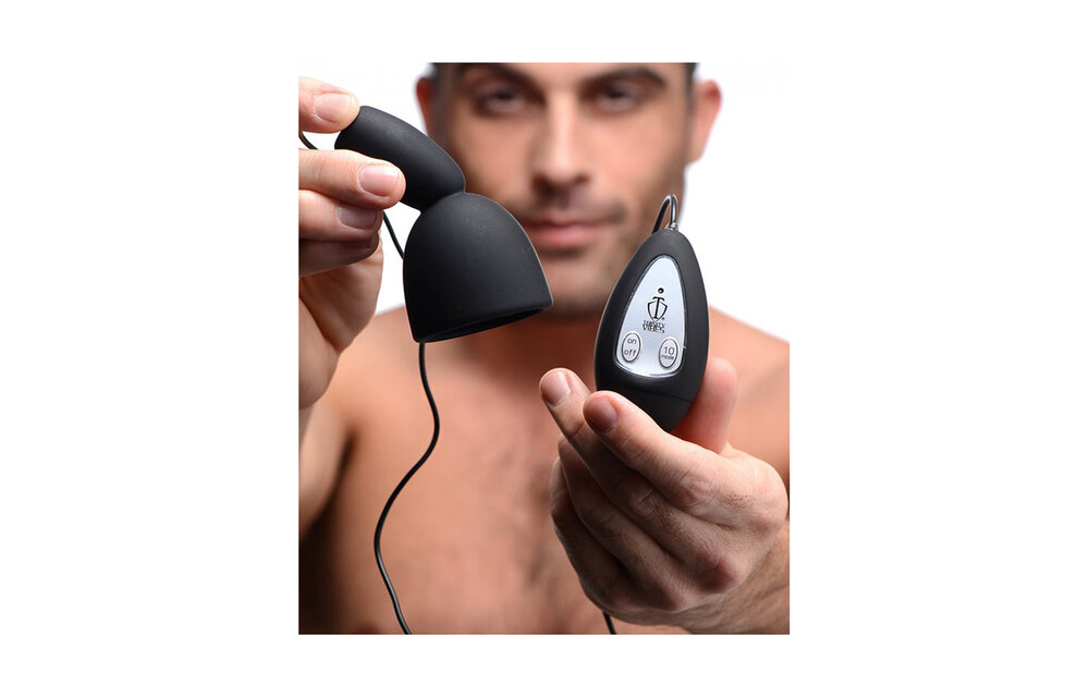 Deluxe Silicone Penis Head Stimulator – 10 Modes of Pleasure