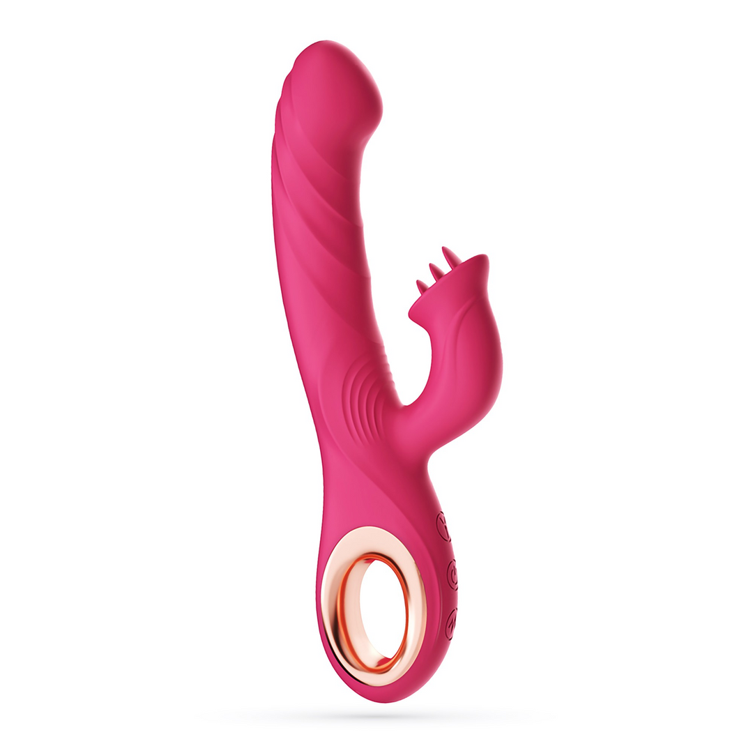 Mirenca Wiggle Rabbit Vibrator Roze - Intens Genot & Stimulatie