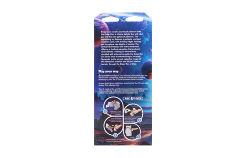 Fantasy Fuckers Outer Rim 21,1 cm – Blau/Gold Silikon