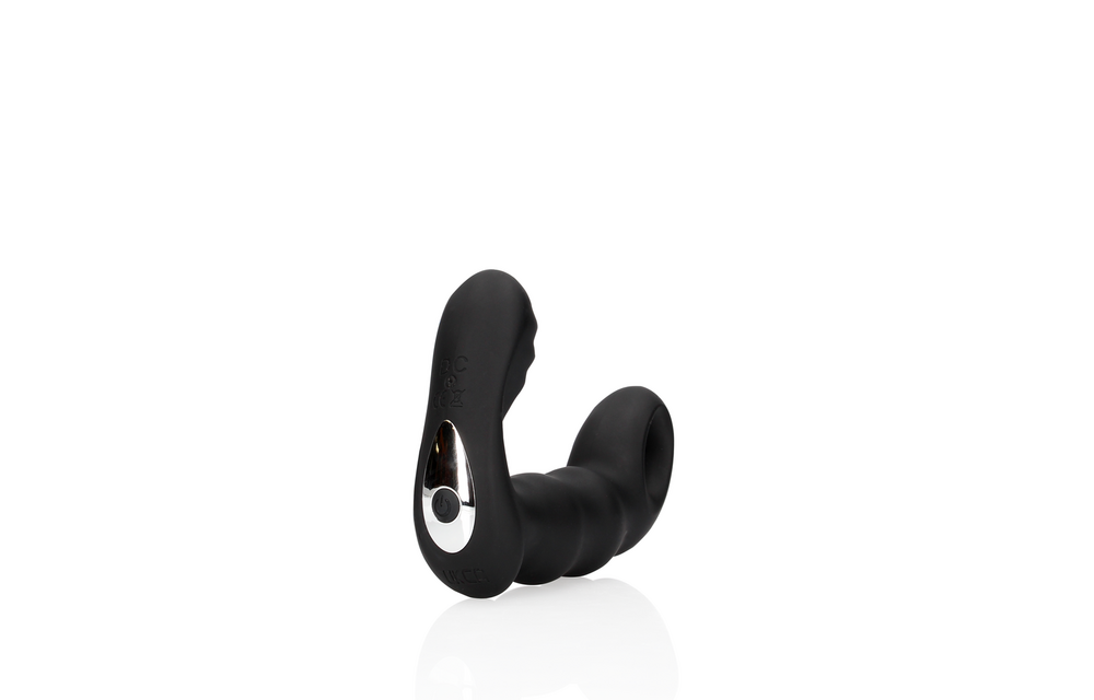 Beaded Vibrerende Prostaat Massager met Afstandsbediening - Zwart