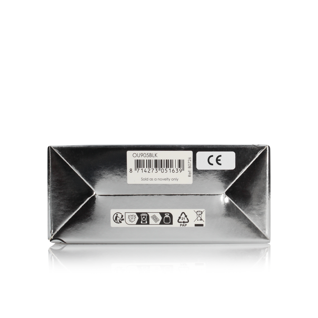 Gebogen Vibrerende Prostaatmassager met Afstandsbediening - Zwart