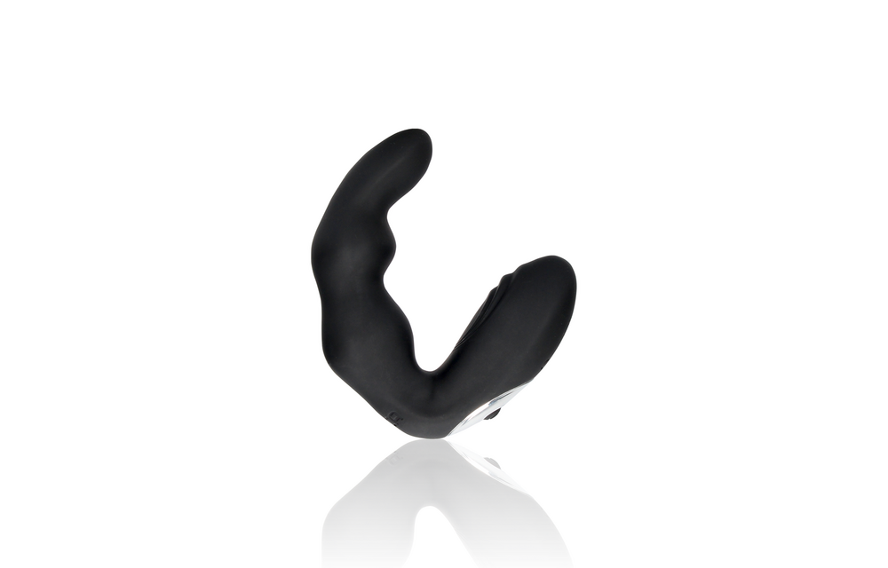 Curved Vibrating Prostate Massager Black | 10 Patterns