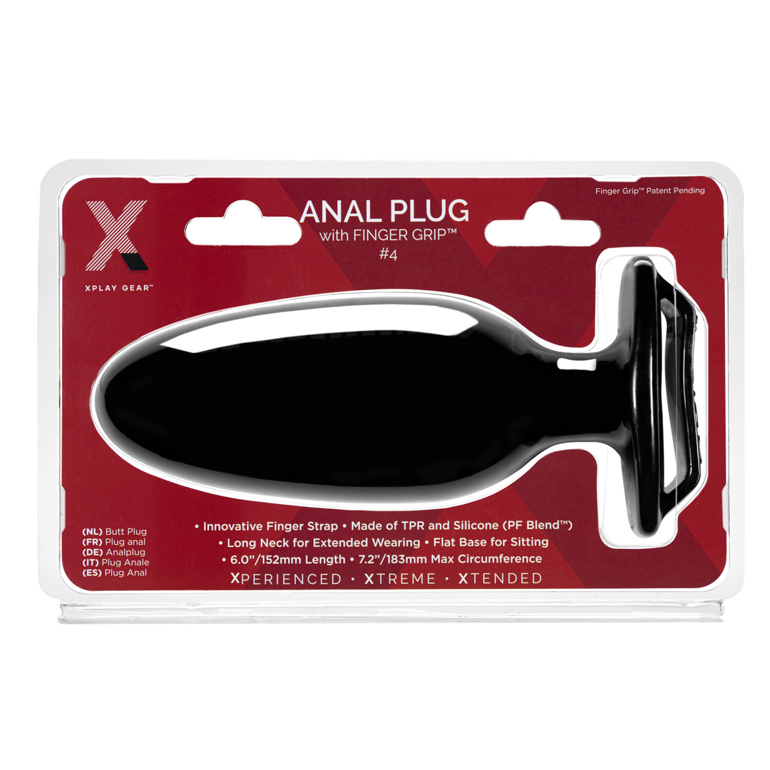 Finger Grip Plug #4L - Butt Plug mit Fingergriff