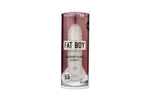 Fat Boy Checker Box Sheath - Thickness & Soft Pleasure 14 cm
