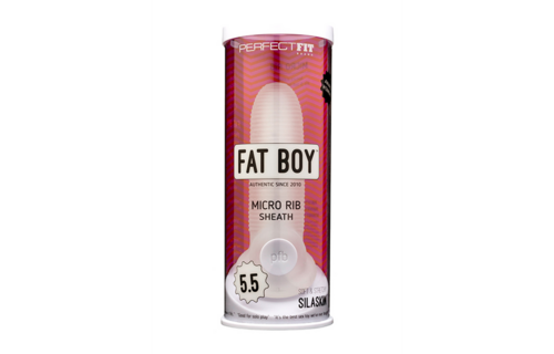 Fat Boy Micro Ribbed Sheath - Dildo - 6 / 14 cm