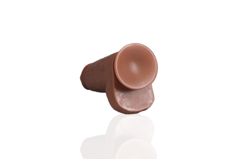 Extra Thick Straight with Balls 9 / 23 cm - Tan