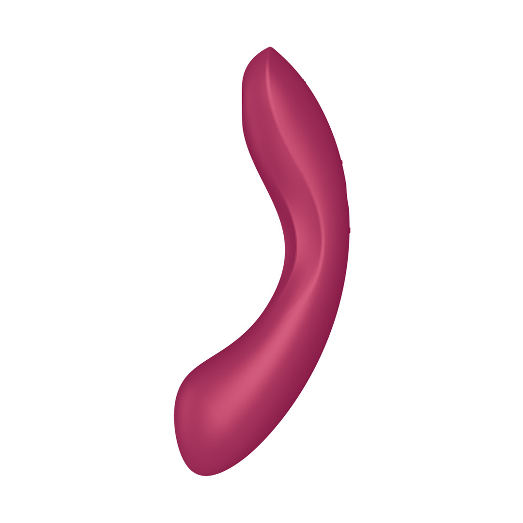 Curvy Trinity 1 Red - Powerful Double Air Pulse Vibrator