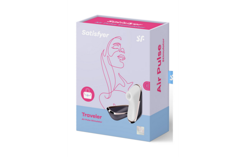 Traveler Air Pulse Stimulator – Chic & Stylish Aubergine Rose Gold