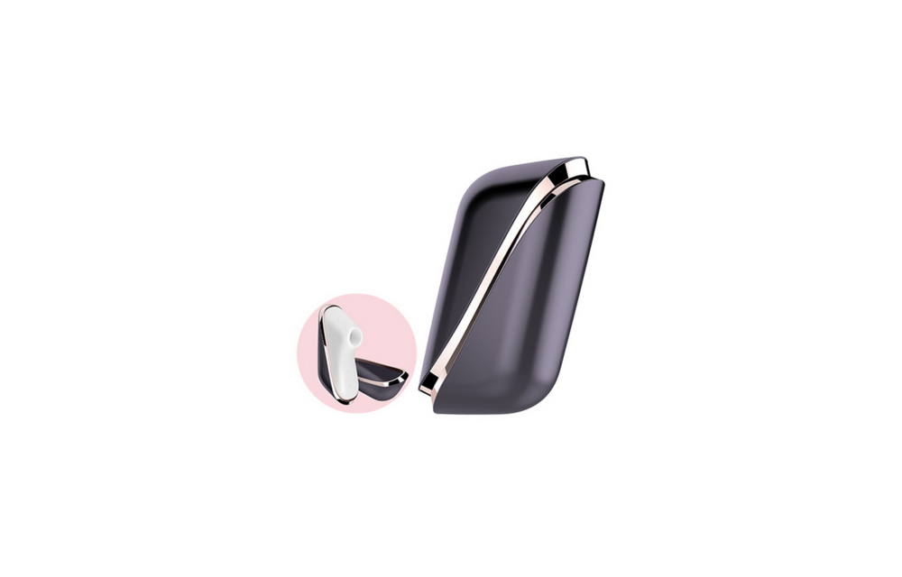 Traveler Air Pulse Stimulator – Chic & Stylish Aubergine Rose Gold