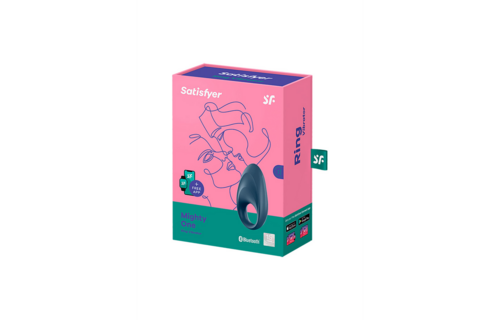 Mighty One Vibrerende Cockring Blauw – Langdurig Plezier