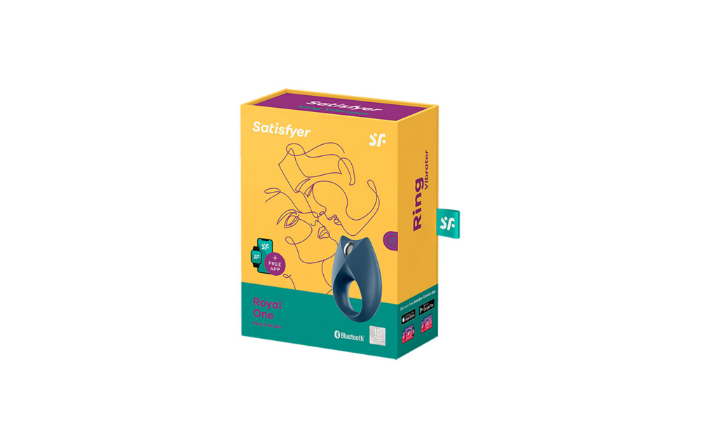 Royal One - Vibrating Cockring - Blue