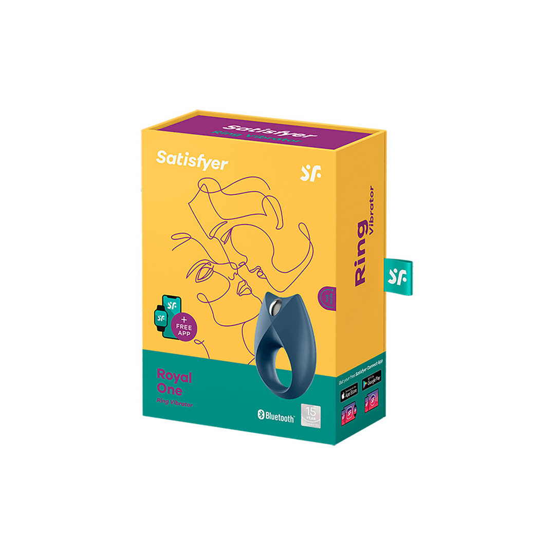 Royal One Vibrierender Cockring Blau | Flexibles & sinnliches Vergnügen