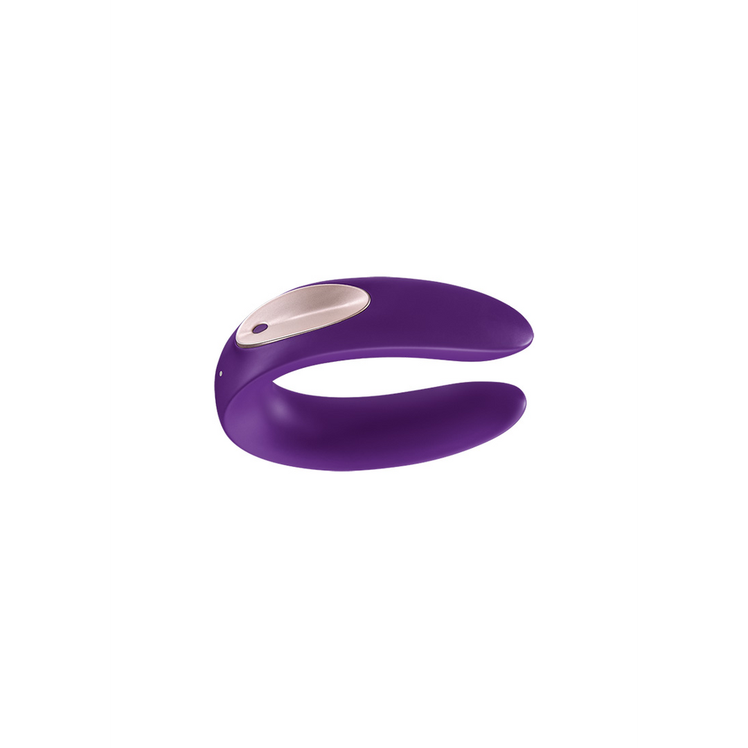 Double Plus Fernbedienung Partner Vibrator Lila – Satisfyer