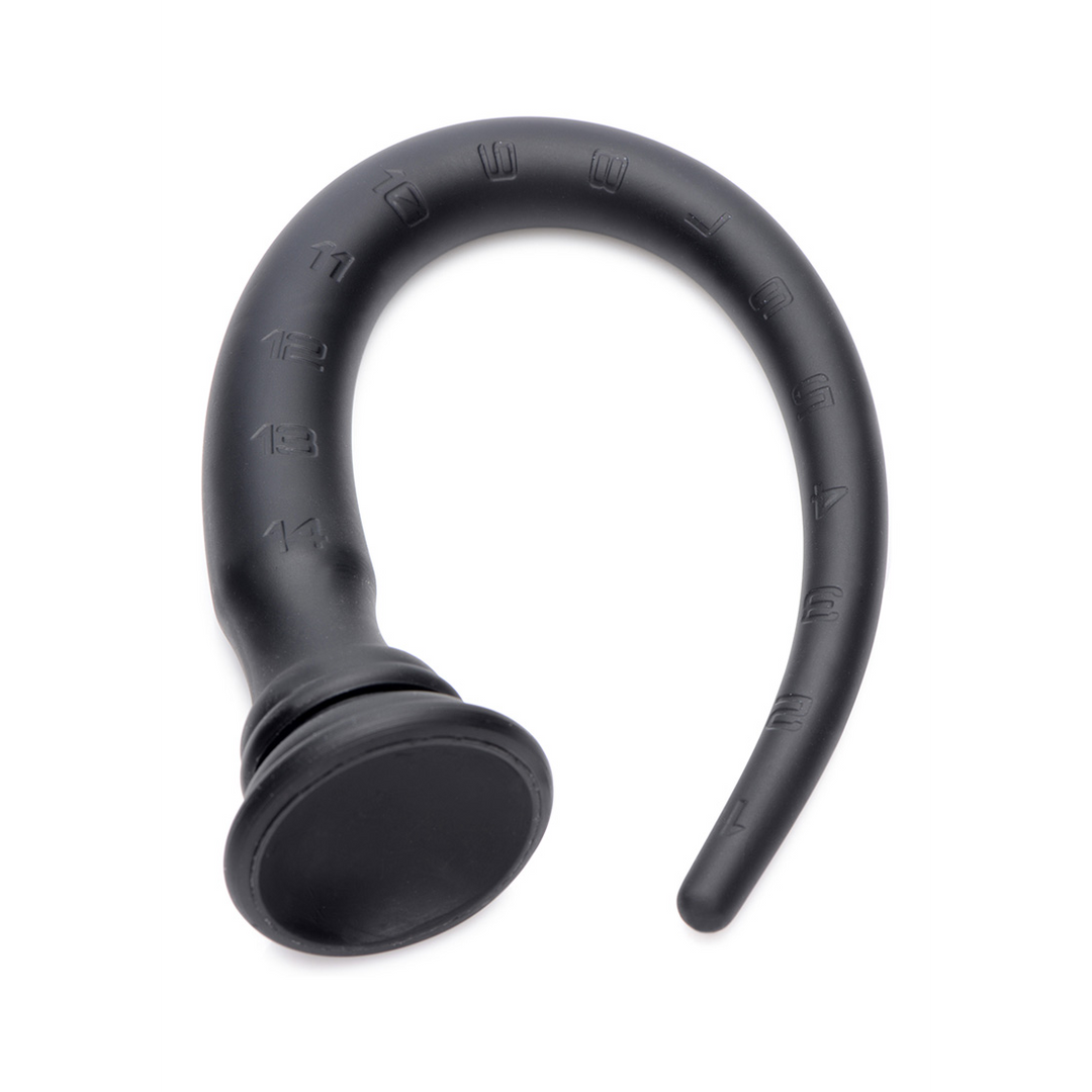 Tapered Siliconen Slang met Structuur - 15 / 38 cm