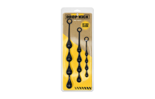 Drop-Kick Analkugeln 3-teilig 12-18 cm – Starter-Set Silikon