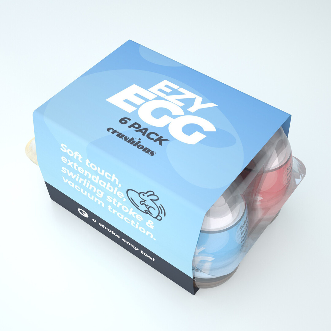 Ezy Egg - Masturbator Ei - 6 Stuks - Multicolor