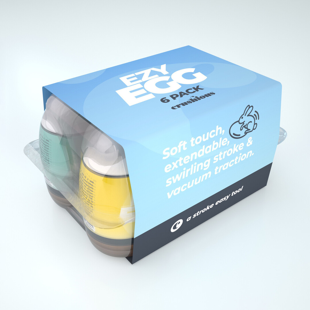 Ezy Egg Masturbator Ei 6x Multicolor – Vergnügen & Abwechslung