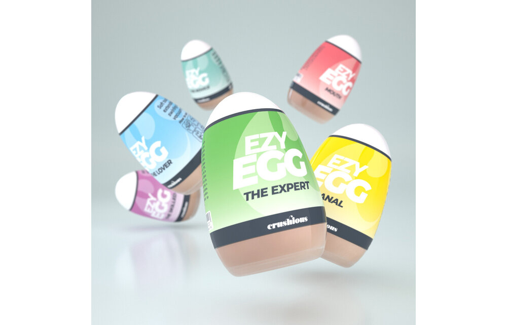 Ezy Egg - Masturbator-Ei - 6 Stück - Mehrfarbig