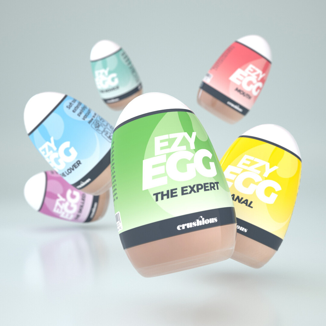 Ezy Egg Masturbator Ei 6x Multicolor – Vergnügen & Abwechslung