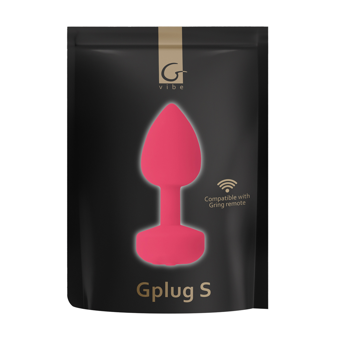 G-Plug S 8 cm Neon Pink – Flexible Butt Plug & Vibration