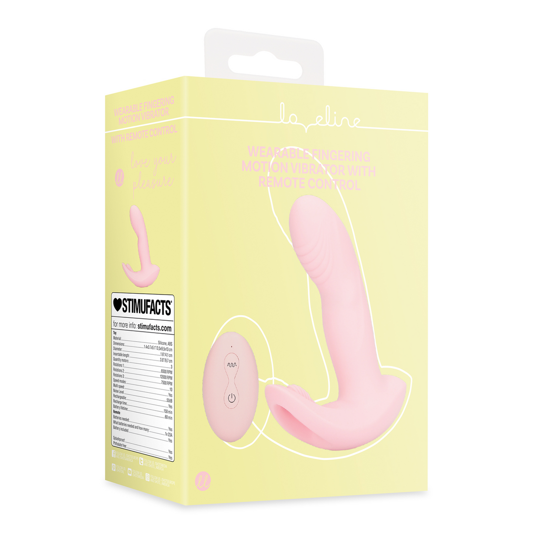 Portable Cherry Chiffon Vibrator with Remote Control