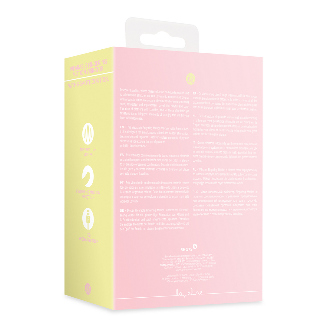 Fingerspiel Vibrator mit Fernsteuerung - Cherry Chiffon