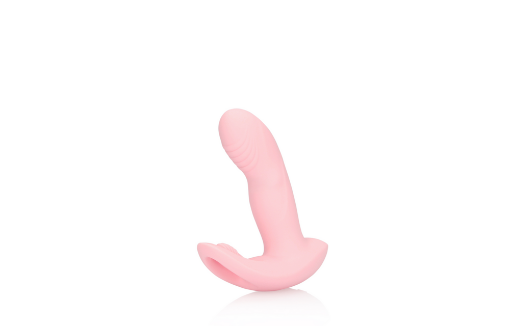 Portable Cherry Chiffon Vibrator with Remote Control