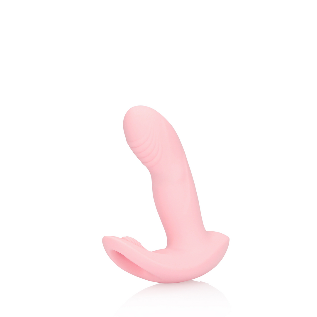 Portable Cherry Chiffon Vibrator with Remote Control