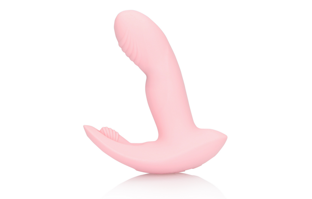 Wearable Fingering Motion Vibrator with Remote Control - Cherry Chiffon