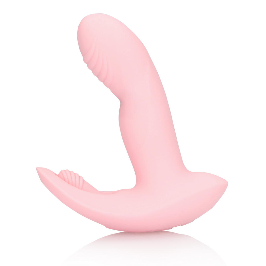 Portable Cherry Chiffon Vibrator with Remote Control