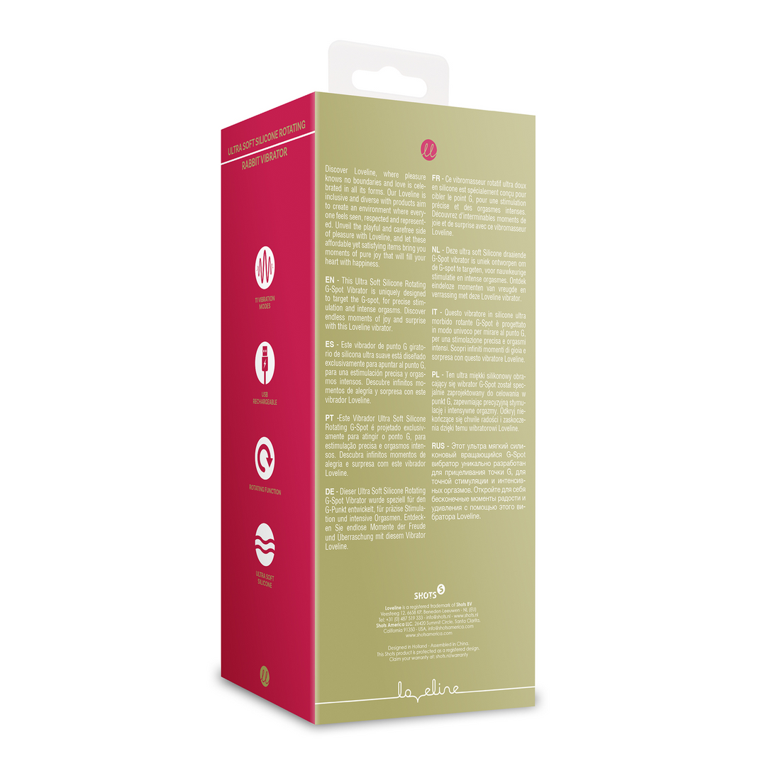 Ultraweicher Silikon-Rotations-Rabbit-Vibrator – Loveline