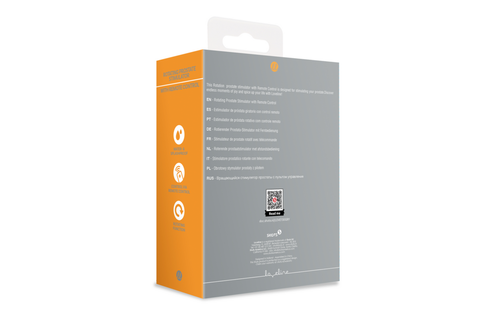 Rotierender Prostatastimulator mit Fernbedienung | Loveline