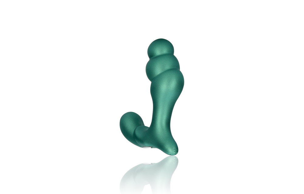 Stacked Green Vibrating Prostate Massager with Remote
