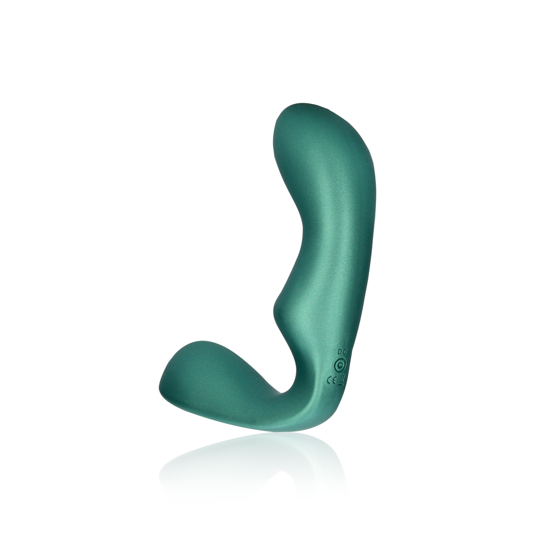 Pointed Prostate Massager Green with Remote Control | Ouch!