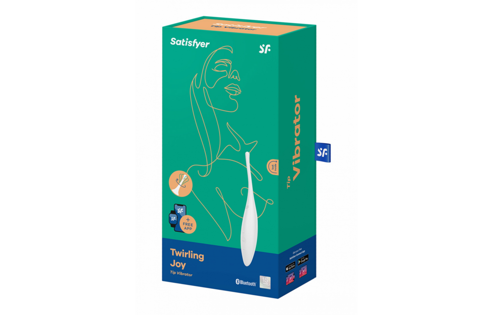 Twirling Joy - Tipp Vibrator - Weiß