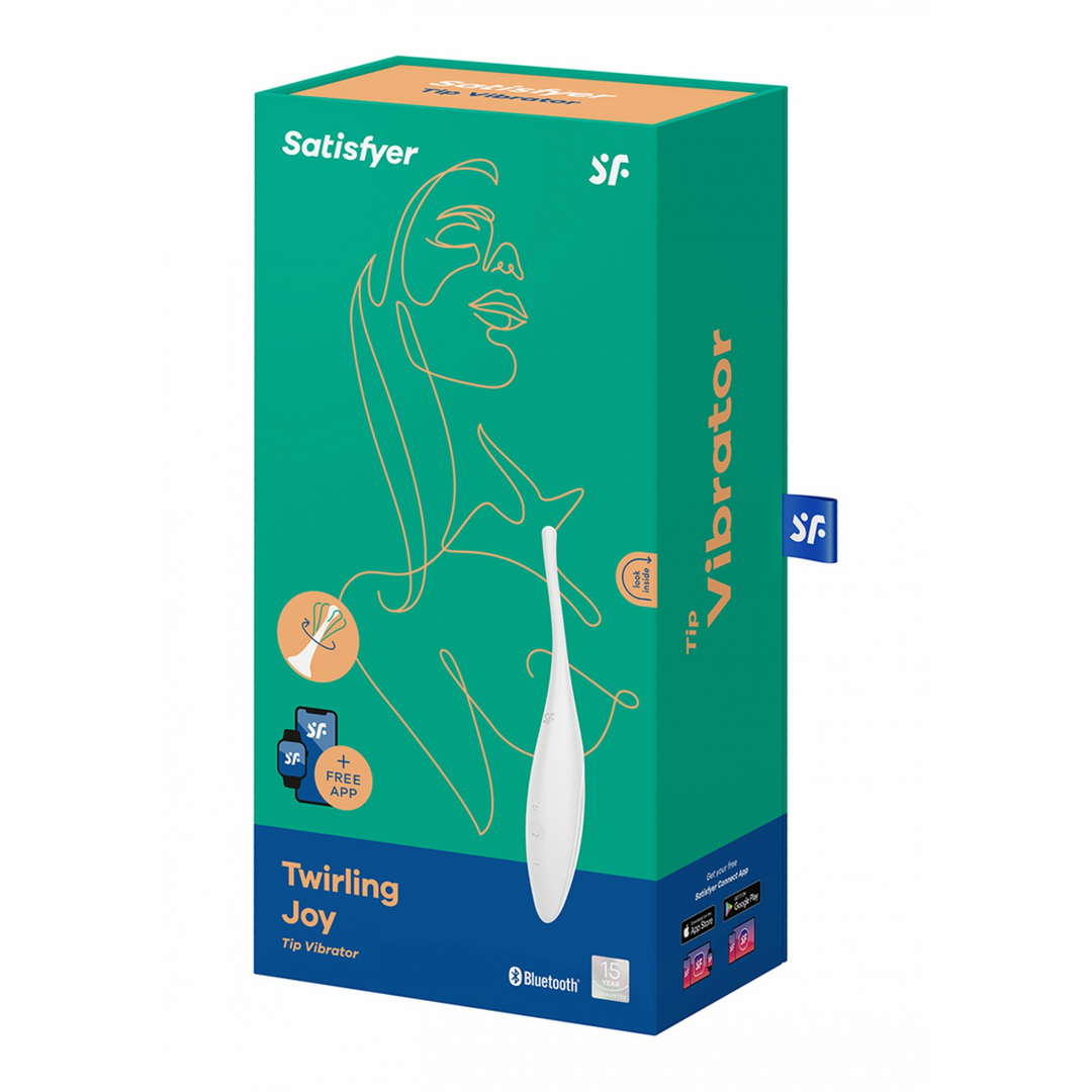Twirling Joy - Tipp Vibrator - Weiß