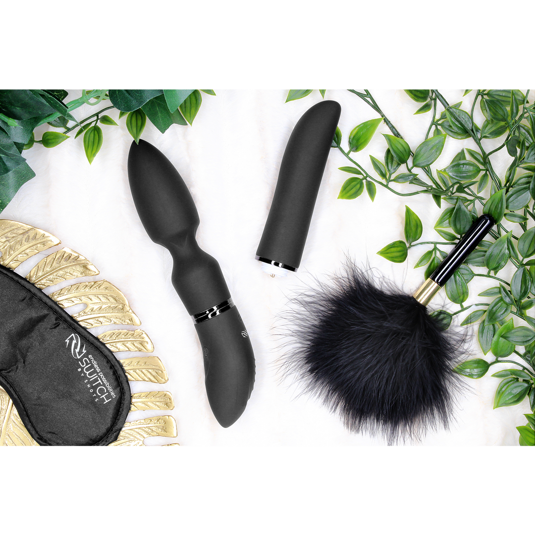 Pleasure Kit #4 – Vielseitiger Vibrator mit Aufsätzen