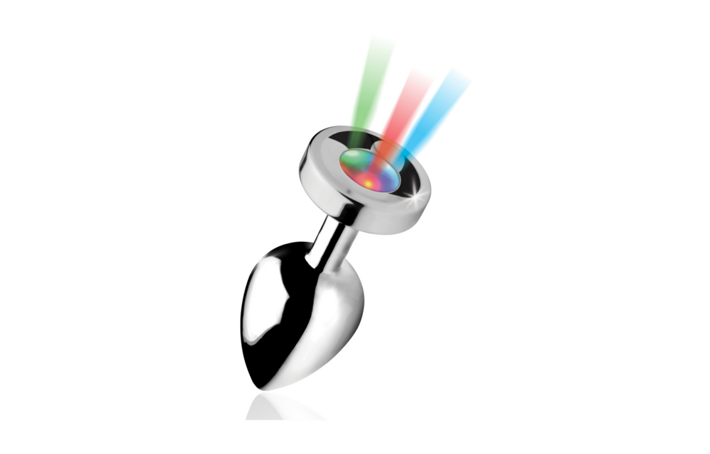 Verlicht Butt Plug Groot 12,6 cm – LED Licht & Comfort