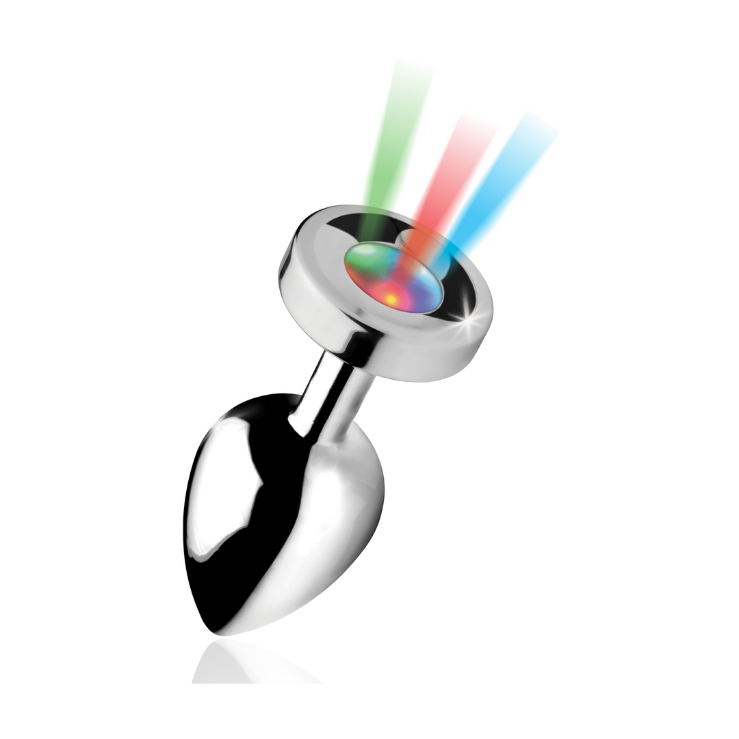 Beleuchteter Butt Plug Groß 12,6 cm – LED-Licht & Komfort