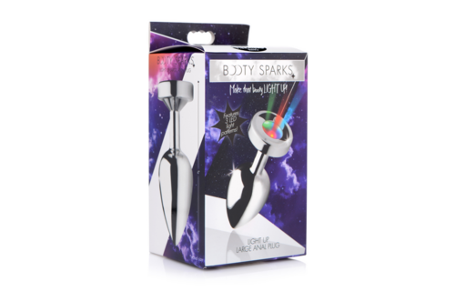 Beleuchteter Butt Plug Groß 12,6 cm – LED-Licht & Komfort