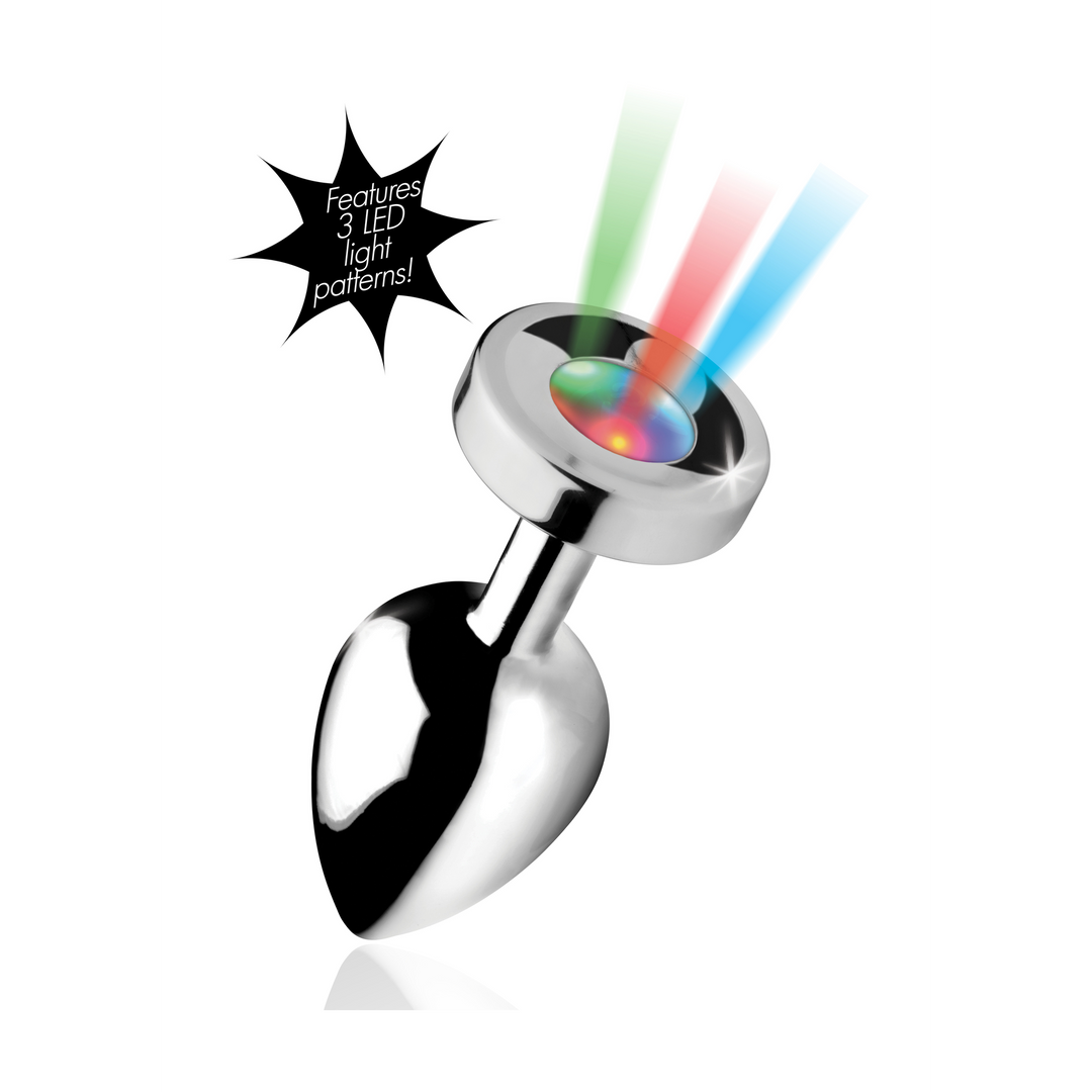 Verlicht Butt Plug Groot 12,6 cm – LED Licht & Comfort