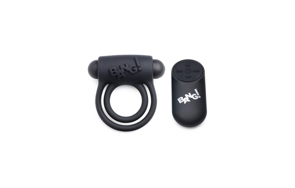 Silicone Cock Ring & Bullet with Remote Control – Comfort & Pleasure