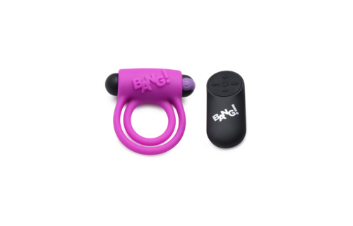 Silicone Cockring en Bullet met Afstandsbediening