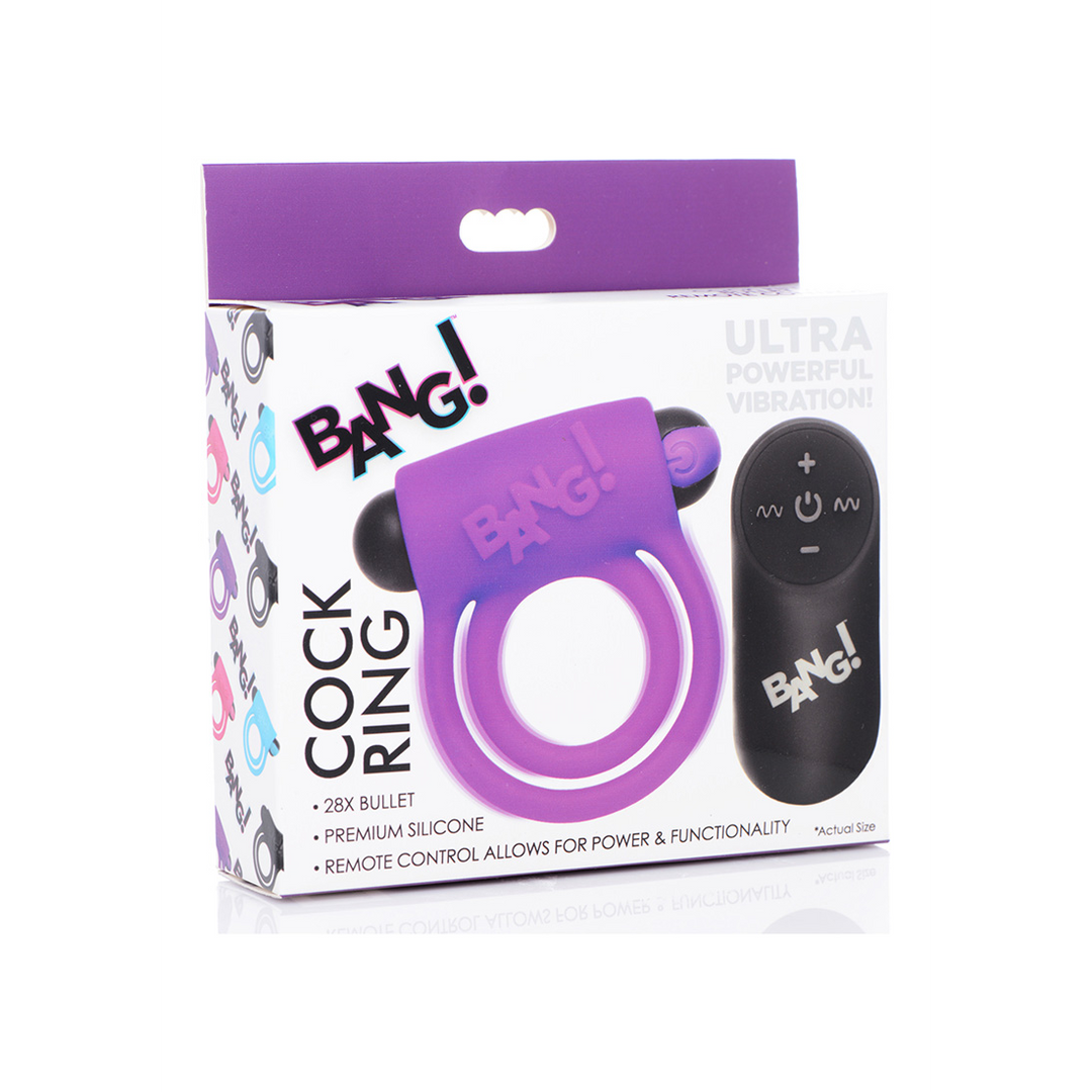 Siliconen Cockring & Bullet met Afstandsbediening - Ultiem Genot