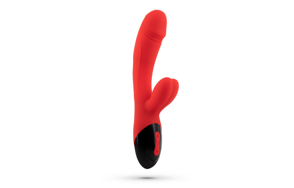 Dare Dong Rood Rabbit Vibrator | 8 Vibraties & USB Oplaadbaar