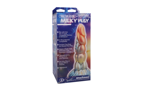 Fantasy Fuckers Milky Way 19.8 cm - Multicolour Silicone Dildo