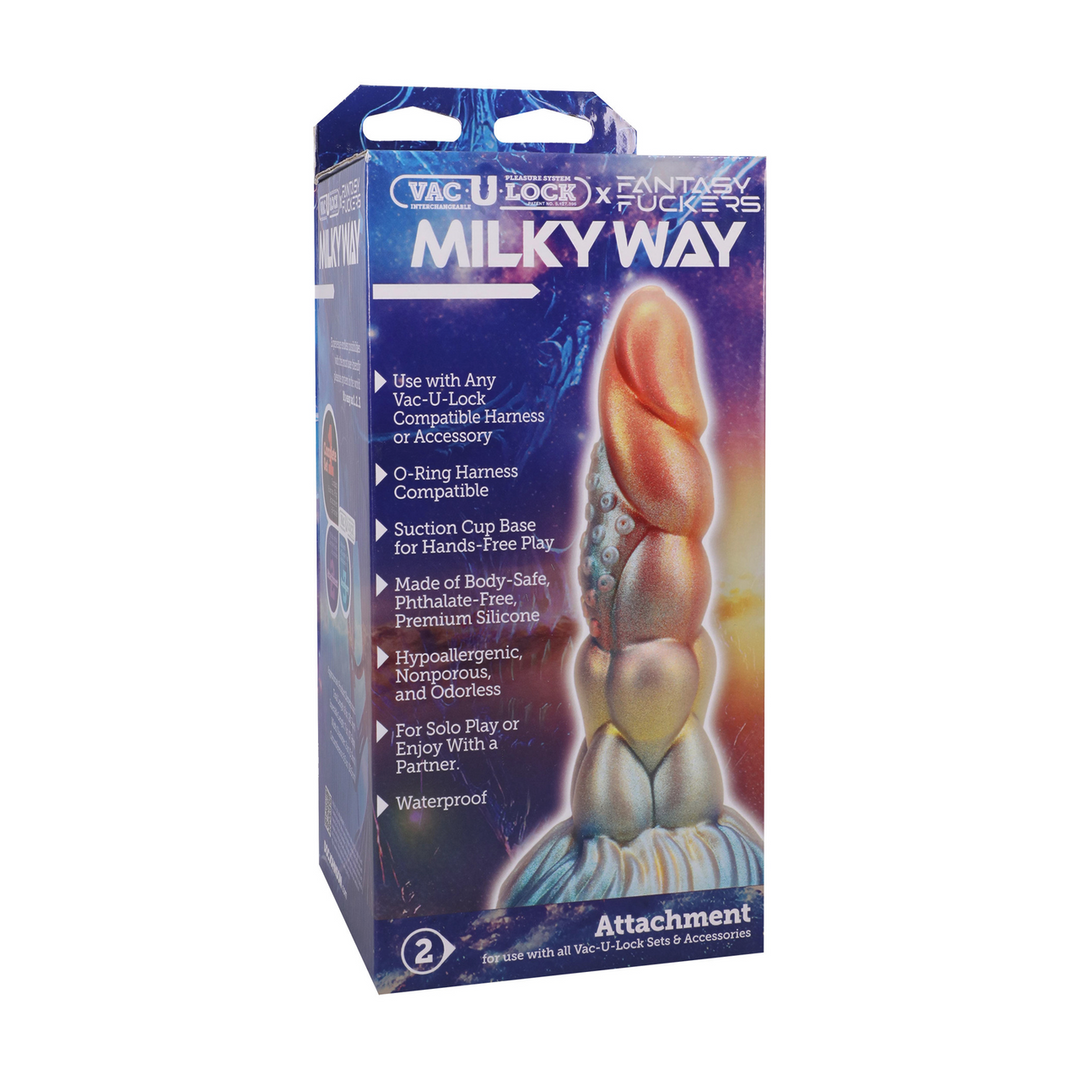 Fantasy Fuckers Milky Way 19.8 cm - Multicolour Silicone Dildo