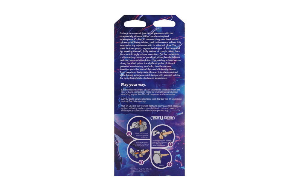 Fantasy Fuckers Milky Way 19.8 cm - Multicolour Silicone Dildo