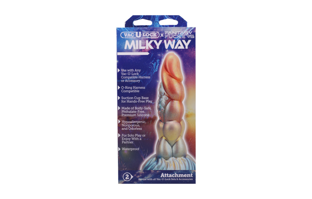 Fantasy Fuckers Milky Way 19.8 cm - Multicolour Silicone Dildo