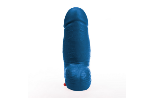 Dagr M - Realistic Thick Dildo with Balls - 5.7 / 14,5 cm - Blue